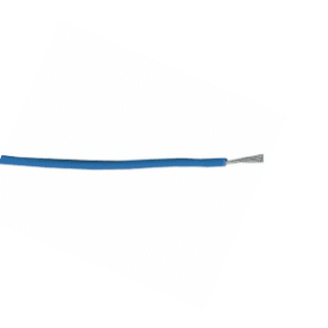 Blue Hook Up Wire Tinned Light Duty